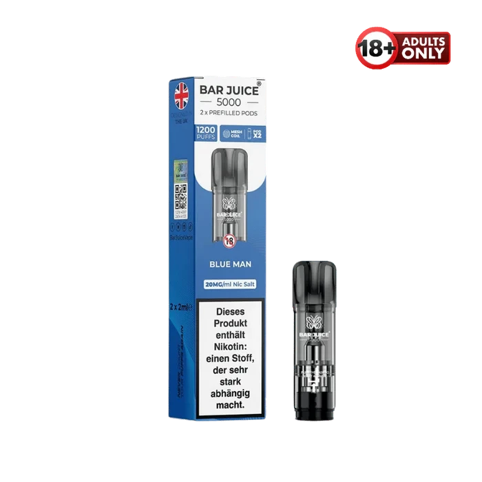 Bar Juice Blue man pod